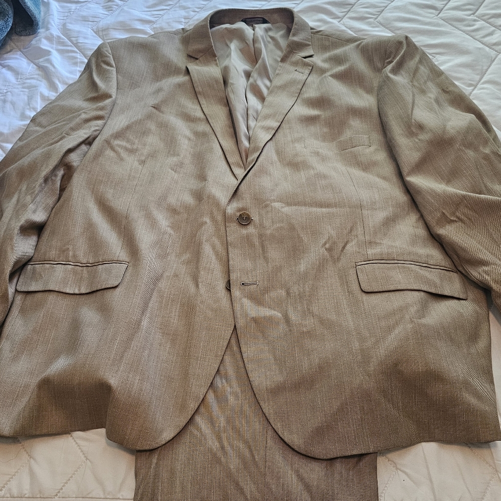 Men's Tan Suit
